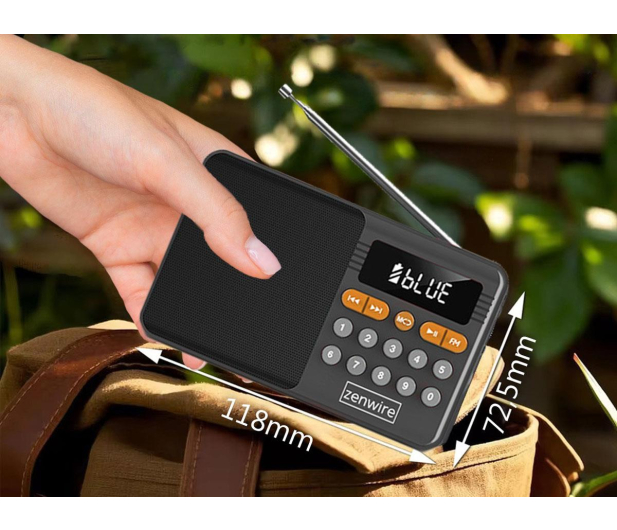 Zenwire Mini Radio FM Bezprzewodowe YSF-005BT - 1604658 - zdjęcie 4